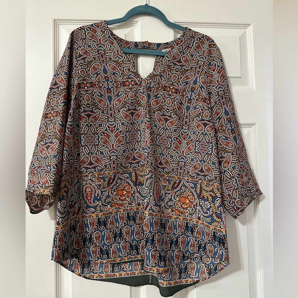 DR2 fall blouse. Size L